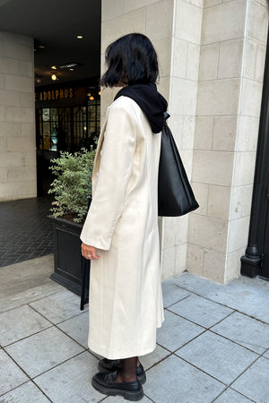 Veda Wool-Blend Long Coat