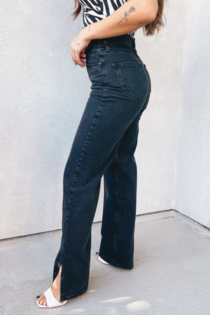 Margot Side Split Jeans