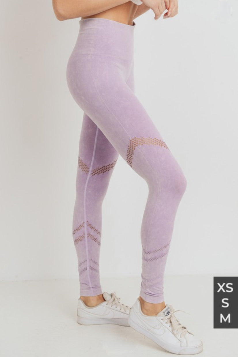 Lavender Infinity Seamless Leggings
