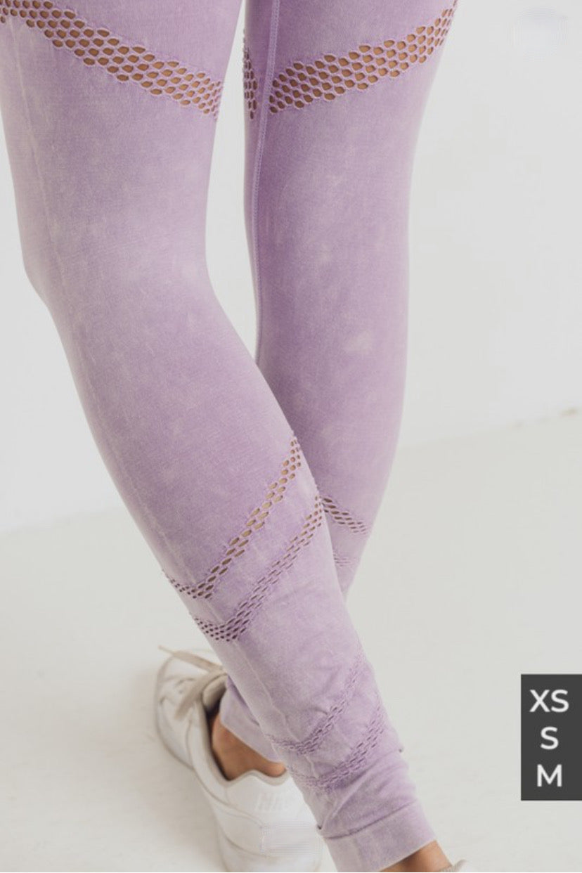 Lavender Infinity Seamless Leggings