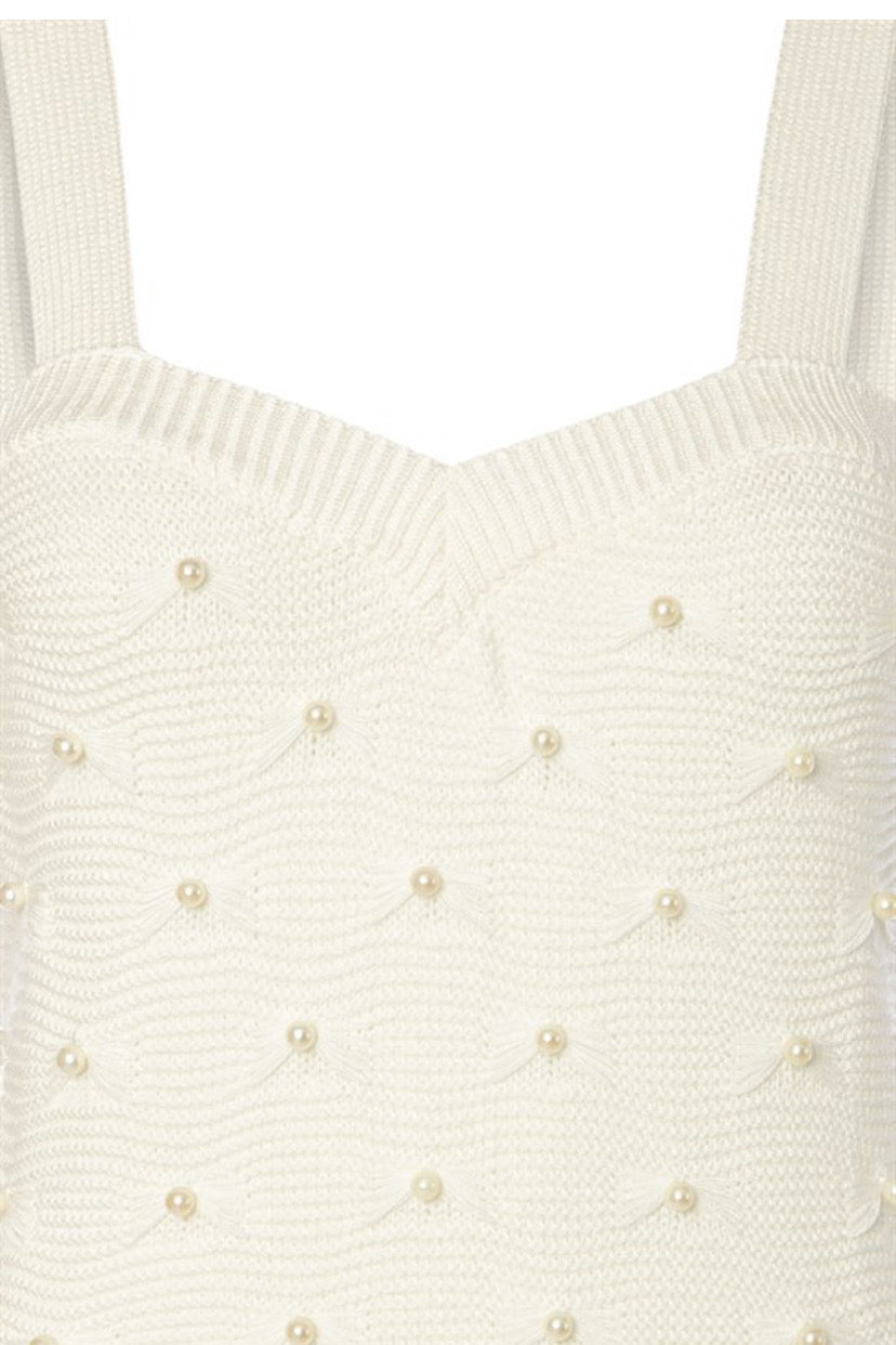 Ari Pearl Knitted Crop Top