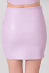 Delilah Mini Faux Leather Skirt