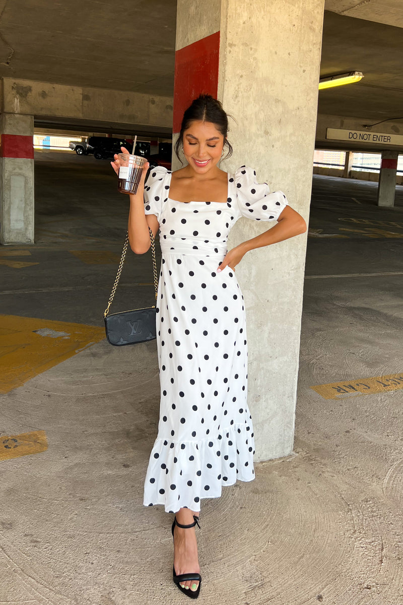 Elsie Maxi Polka Dot Dress Maya Lee Boutique Elsie Maxi Polka Dot Dress Maya Lee Boutique