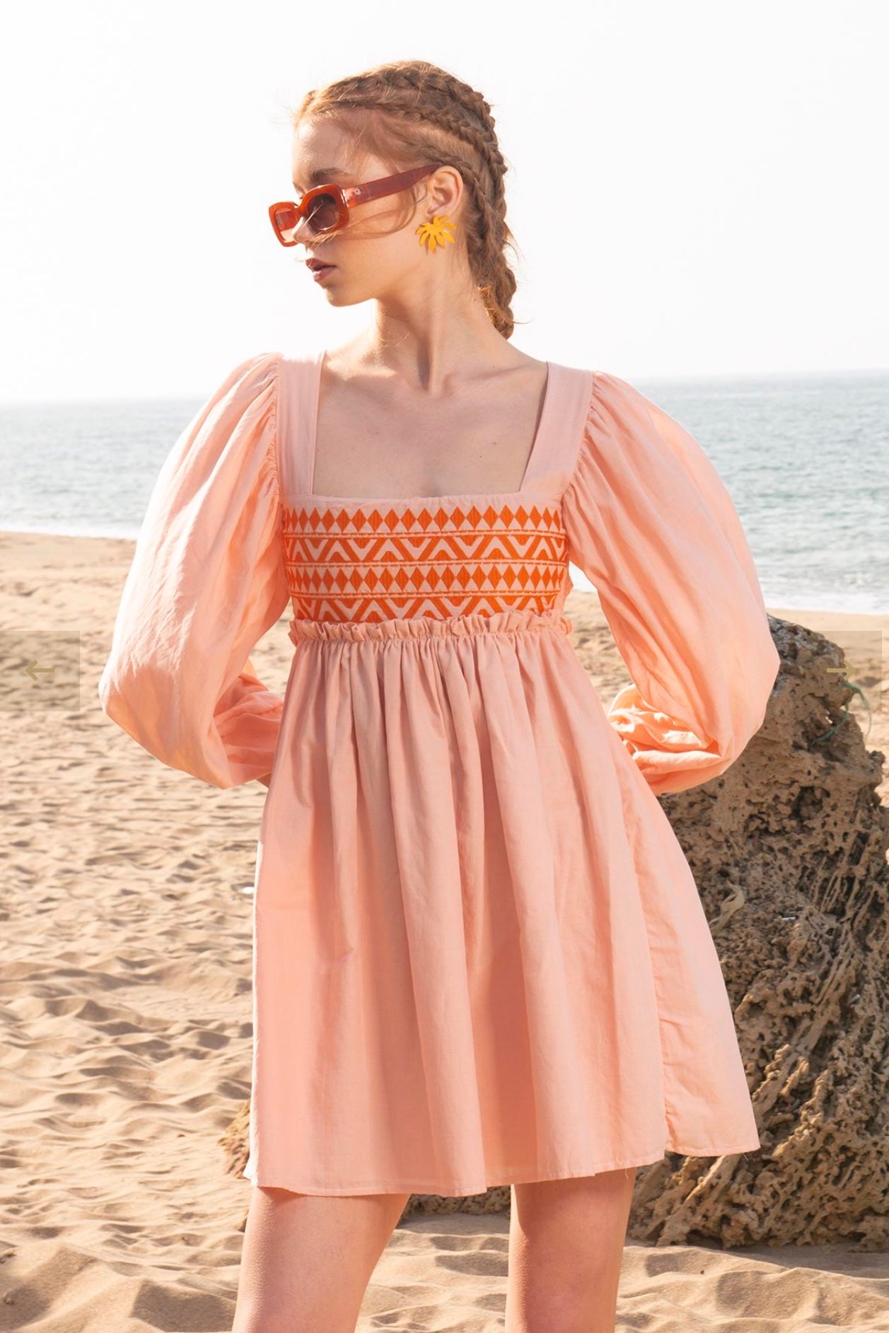 Arabella Embroidered Babydoll Dress Maya Lee Boutique Arabella Embroidered Babydoll Dress Maya Lee Boutique