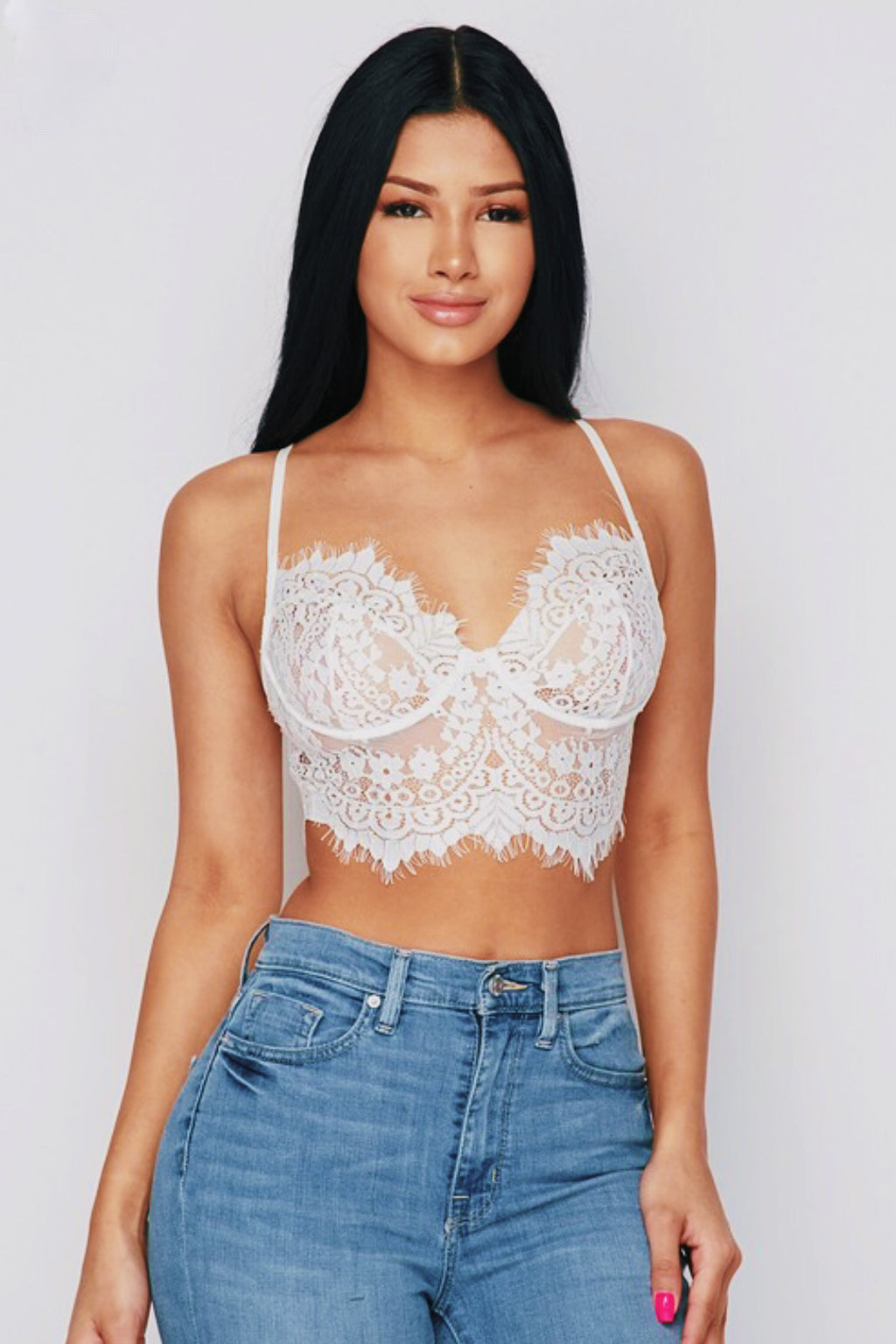 Perfect Match Lace Crop Top